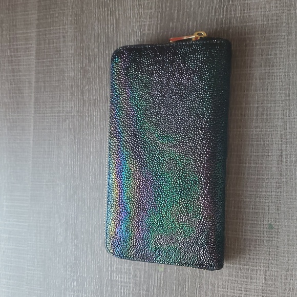 Henri Bendel Petrol Continental Wallet - Picture 3 of 7